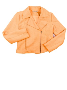 Manteau veste orange fluo...