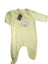 Pyjama jaune pâle nounours KITCHOUN taille 6 mois