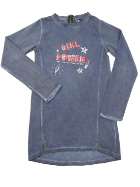 Robe sweat girl power 3 POMMES taille 10 ans