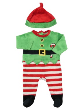 Pyjama lutin bonbon bonnet TEX taille 3 mois