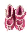 Chaussons ballerines roses nœuds TOOTI pointure 18