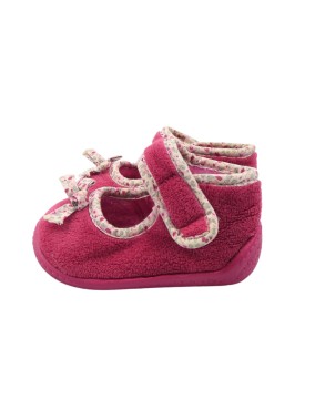 Chaussons ballerines roses nœuds TOOTI pointure 18