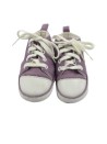 Baskets violettes perso KITCHOUN taille 6-9 mois