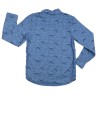 Chemise ML bleu dinos H&M taille 9-10 ans