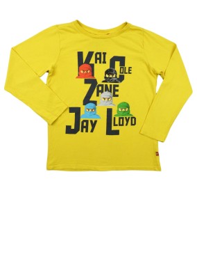 T-shirt ML jaune KCZ Lego wear taille 9 ans