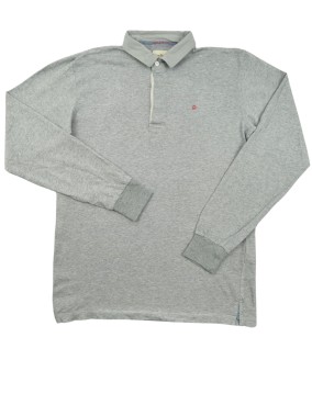 T-shirt ML polo gris SERGE...