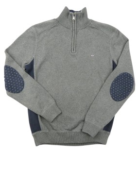 Pull gris marine EDEN PARK...