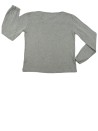 T-shirt ML gris cœur couronne PETIT BATEAU taille 10 ans