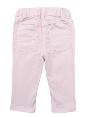 Pantalon jean rose bouton perle KAIBI taille 6 mois