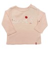 T-shirt ML fleur rose rouge LEVI'S taille 6 mois