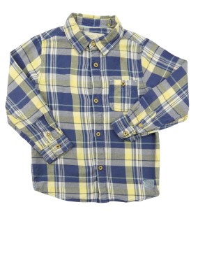 Chemise ML bleu jaune...