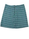 Jupe motif géométrique bleu vert PROMOD taille M