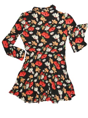 Robe chemise fleurs ZARA taille L