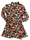 Robe chemise fleurs ZARA taille L