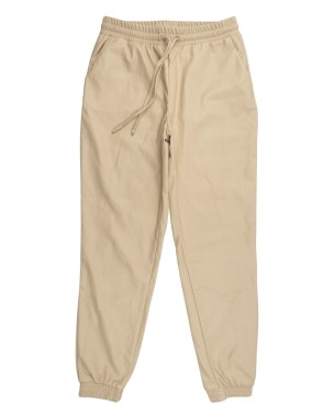 Pantalon beige simili cuir...