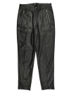 Pantalon noir simili cuir fermeture RESERVED taille M