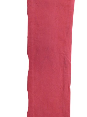 Pantalon jean rouge cerise fermeture éclair CACHE CACHE taille 36