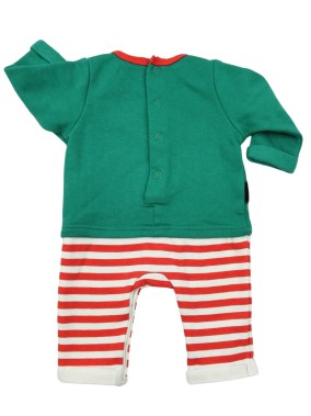 Pyjama lutin chaud Noël bonnet GEMO taille 3 mois