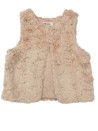 Gilet sans manche rose fourrure H&M taille 8-9 ans