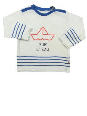 T-shirt bateau rouge OBAIBI...