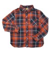 Chemise ML carreaux rouge bleu bt ORCHESTRA taille 5 ans