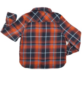 Chemise ML carreaux rouge bleu bt ORCHESTRA taille 5 ans