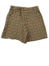 Jupe short à carreaux marron beige ZARA taille 7 ans