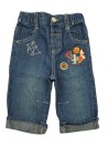 Pantalon jean bleu âne cowboy KIMBALOO taille 6 mois