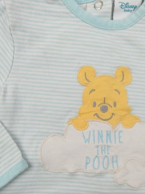 Pyjama 1p Winnie the pooh blc bleu DISNEY taille 6 mois