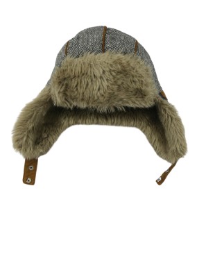 Chapeau chapka fourrure CREEKS taille 56cm 4-6 ans