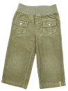 Pantalon velours côtelé vert kaki VERTBAUBET taille 2 ans