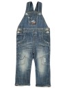 Salopette jean effet usée authentic GEMO taille 24 mois