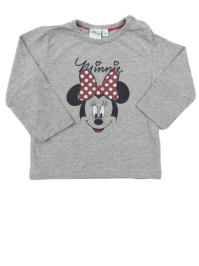 T-shirt ML gris Minnie...