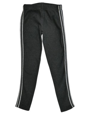 Pantalon legging noir bande...