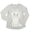 T-shirt gris ML Marie Aristochats Disney H&M taille 8-10 ans