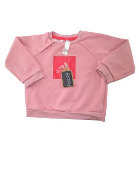 Pull ML carré rose ADIDAS taille 9 mois