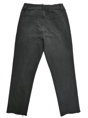 Pantalon noir jean effilé CINDY H taille 40