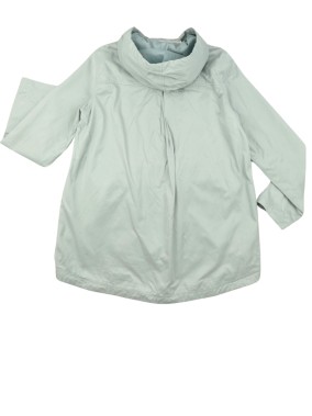 Manteau gris bleu fourrure CACHE CACHE taille S