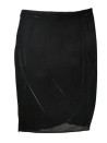 Jupe noire drapée velours KOOKAI taille 36