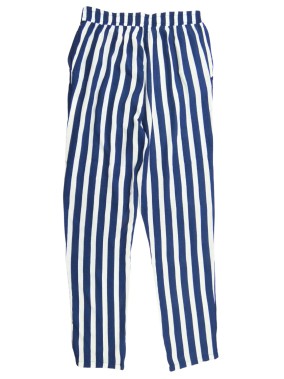 Pantalon fluide rayures marine taille M