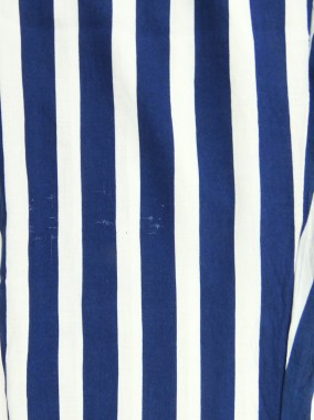 Pantalon fluide rayures marine taille M