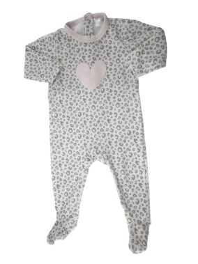 Pyjama léopard cœur MES...