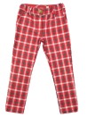 Pantalon carreau rouge tissu SERGENT MAJOr taille 3 ans
