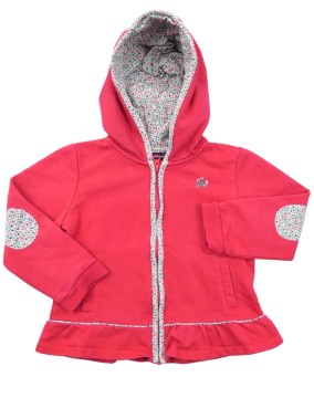 Veste fleuri fuchsia...