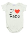 Body blc MC j'aime papa BABIESRUS taille 6 mois