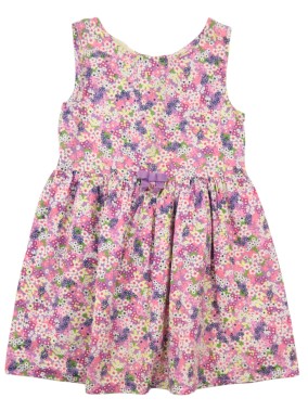 Robe à fleurs nœud violet...
