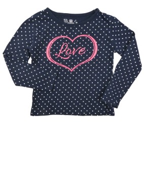 T-shirt Ml pois love SUPER...