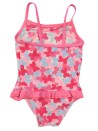 Maillot de bain 1p rose papillons DECATHLON taille 98-104cm 4ans