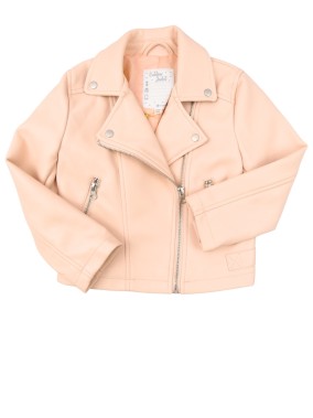 Manteau veste perfecto rose...