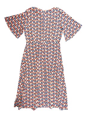 Robe MC bleue losanges...